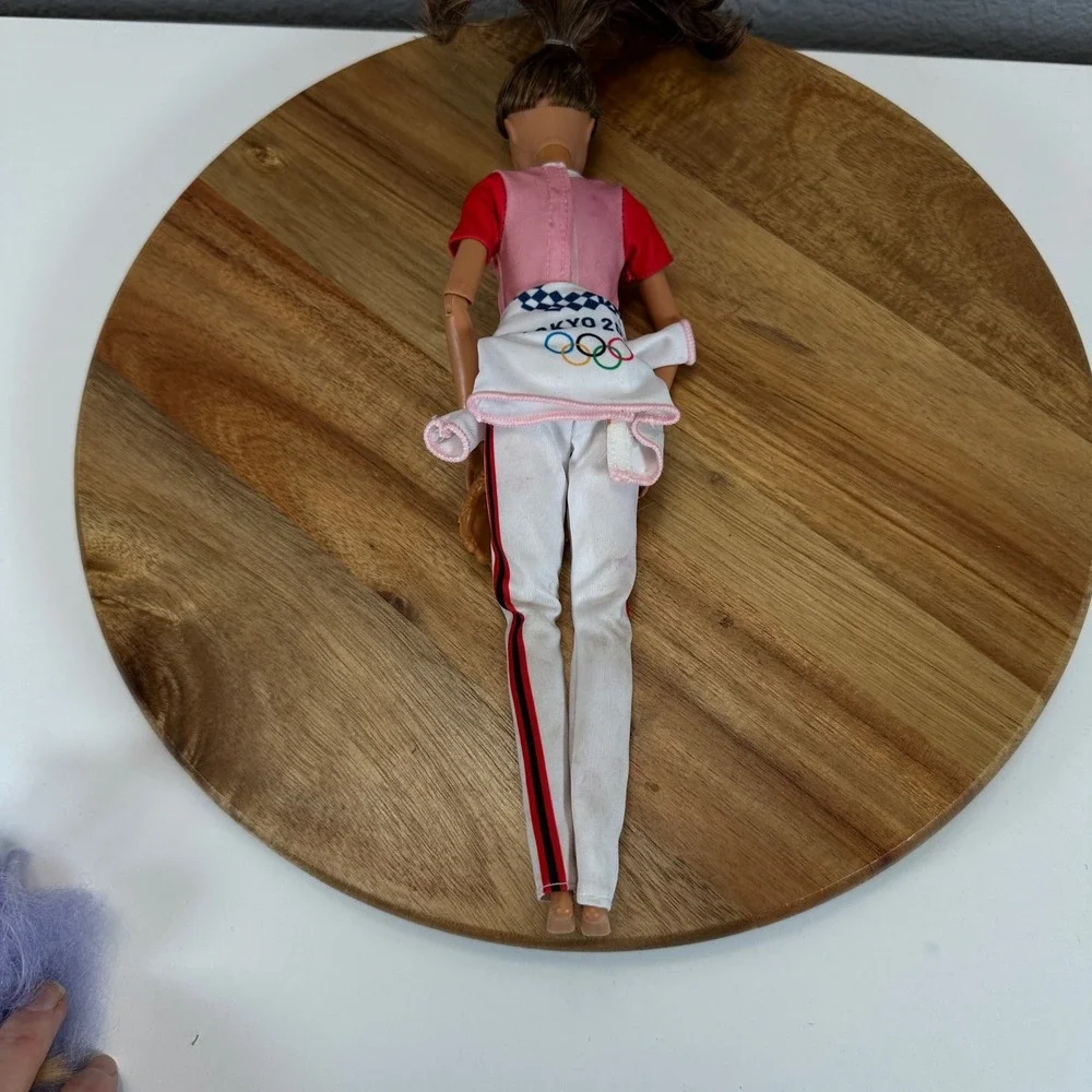 Mattel Barbie Doll Lot Tokyo Olympic Softball Cutie Reveal Light Up 4pc Bundle